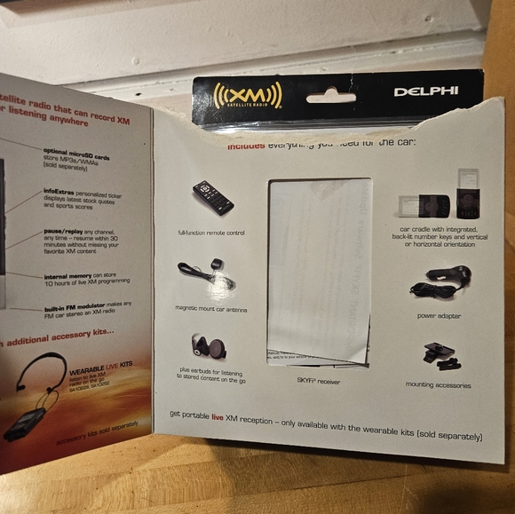 Delphi XM Serius Satellite Radio SKYFi3 Home Car Kit SA10224 - New - Picture 3 of 9